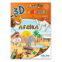 3D omalovánka A4 - Set Afrika Helma 365