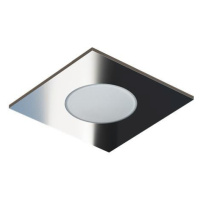 Pevný LED podhled SPOTLIGHT IP65 SQUARE bodovka, stříbrná - neutrální