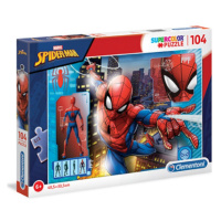 Clementoni - Puzzle Supercolor 104 Spider-Man