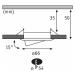 PAULMANN LED vestavné svítidlo Easy Dim Nova Mini Plus Coin základní sada výklopné 66mm 15° Coin