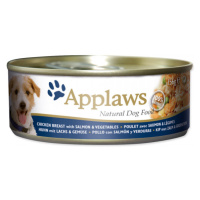 Konzerva Applaws Dog kuře, losos & rýže 156g