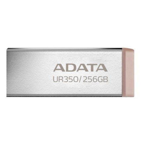 ADATA Flash Disk 256GB UR350, USB 3.2, stříbrno-hnědá