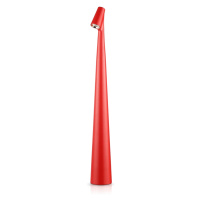 HMS-455-RED | Stolní lampa 43cm | Bezdrátová noční lampa s vestavěnou baterií | Lampa s dotykový