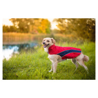 Vsepropejska Collar bunda pro psa s reflexními prvky Barva: Červená, Délka zad (cm): 43, Obvod h