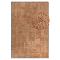 Hnědý ručně tkaný vlněný koberec 80x150 cm Wilhelmine – Villeroy&Boch