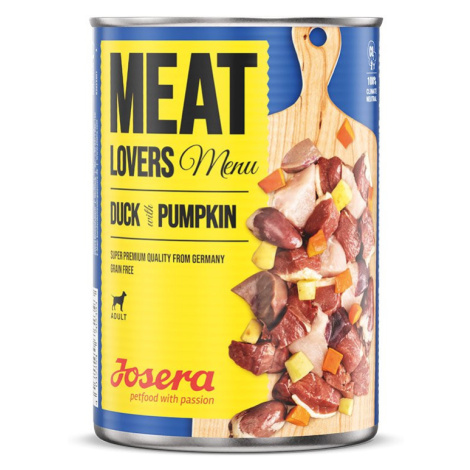 Josera Meat Lovers Menu kachna s dýní 6 × 400 g