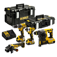 DeWALT DCK422P3 (3x5Ah) 18V XR 4dílná sada aku nářadí s kufry ToughSystem