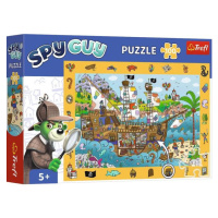 Trefl Puzzle s hledáním obrázků Spy Guy: Pirátská loď 100 dílků