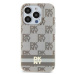 Dkny DKHMN61HCPTSE iPhone 11 Xr 6,1 béžový/béžový pevný obal IML Checkered