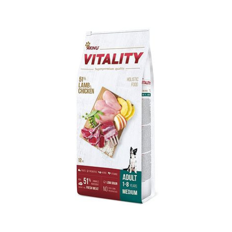 Akinu VITALITY dog adult medium lamb & chicken 12 kg