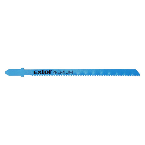 EXTOL PREMIUM 8805205 - plátky do přímočaré pily 5ks, 106x1,8mm, Bi-metal