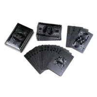 Velko Luxusní černé hrací karty 54 ks – voděodolné