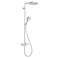 Sprchový systém Hansgrohe Raindance Select S na stěnu s termostatickou baterií chrom 27633000