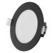 LED podhledové svítidlo NEXXO černé, 12 cm, 7 W, teplá/neutrální bílá