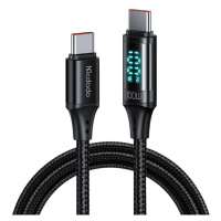 Kabel USB-C na USB-C Mcdodo CA-1100, 100 W, 1,2 m (černý)