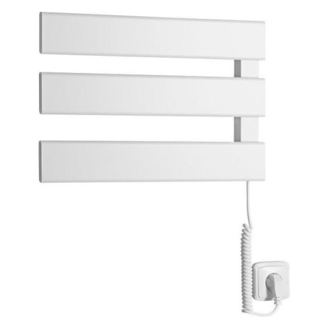 Aqualine - Elektrický sušák na ručníky ELVIS 50W/230V 34,2 cm bílá pravá EB480