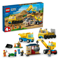 LEGO® City 60391 Stavební dodávka a demoliční jeřáb