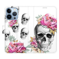 iSaprio flip pouzdro Crazy Skull pro iPhone 13 Pro