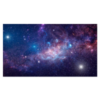 Fotografie Background of galaxy and stars, mik38, 40 × 22.2 cm