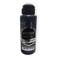 Metalická barva na všechny povrchy Cadence Hybrid Metallic 70 ml - black černá Aladine