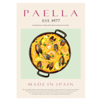 Ilustrace Paella Est. 1977, Rikke Londager Boisen, 30 × 40 cm