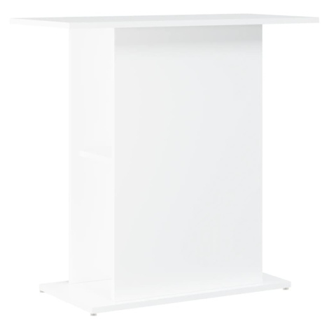 vidaXL Stojan na akvárium bílý 75 x 36 x 72,5 cm, z umělého dřeva