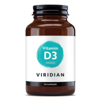 Viridian Vitamin D3 1000iu 90 kapslí