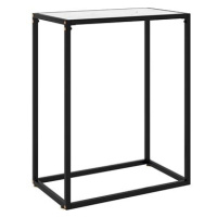 Konzolový stolek bílý 60 × 35 × 75 cm tvrzené sklo
