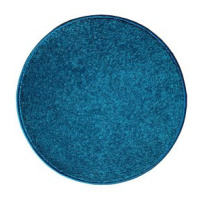 Kusový koberec Eton Lux tyrkys kruh
