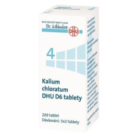 DHU Schüsslerovy soli Kalium chloratum D6 200 tablet