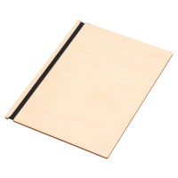 Dřevěná deska na menu A4 - bříza