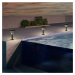 EGLO Soklové světlo Chiappera s dvojitým stínidlem