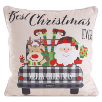 Vánoční polštář BEST CHRISTMAS 45x45 cm MyBestHome Varianta: Povlak na polštář s antialergickou 