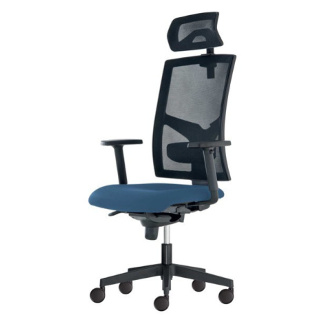 Kancelářská židle PAIGE modrošedá