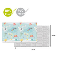 Podložka na hraní bez PVC a BPA 218x132cm Malý cestovatel 0m +