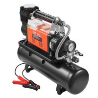 VEVOR 12V Těžký vzduchový kompresor, 6 L nádrž 6.3 5CFM, hustilka pneumatik MAX 150 PSI/10,3 bar