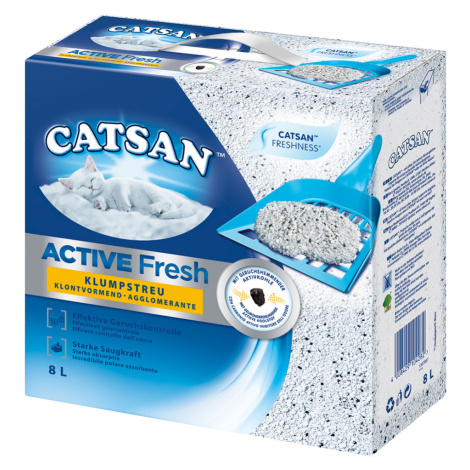 Catsan Active Fresh hrudkující kočkolit - 8 l