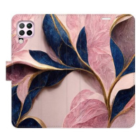 iSaprio flip pouzdro Pink Leaves pro Huawei P40 Lite