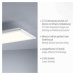 LEUCHTEN DIREKT is JUST LIGHT LED stropní svítidlo stmívatelné bílé CCT dálkový ovladač teplá bí