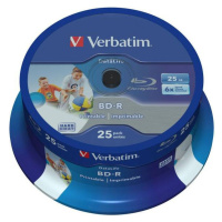 VERBATIM BD-R SL Datalife (25 ks) Blu-Ray/Spindle/6x/25GB