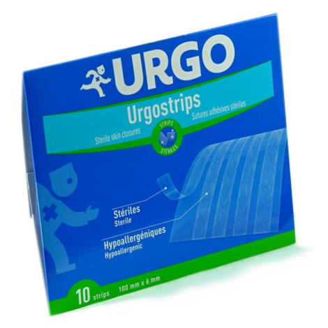 Bexamed Náplast Urgo Strips 100x6 mm stehy 10 ks