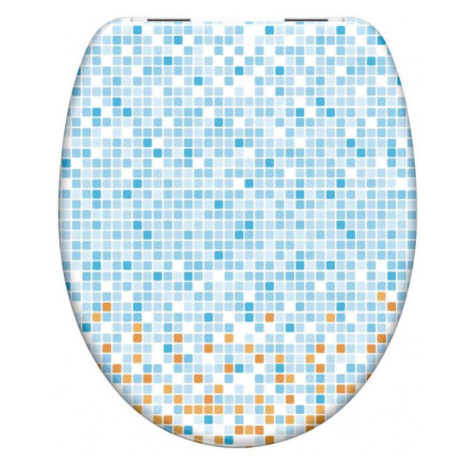 Schütte MOSAIK BLAU-ORANGE | Duroplast, Soft Close 9002560799265