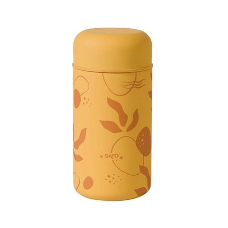 Saro Baby Nerezová termoska na jídlo 500 ml Mustard