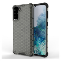 Honeycomb pancéřové pouzdro se silikonovým rámem pro Samsung Galaxy S22 PLUS 5G Black