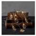 Světelný LED řetěz 10 vánočních stromečků délka 1,35 m Star Trading  Izy - průhledný