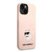 Karl Lagerfeld KLHCP14MSNCHBCP hard silikonové pouzdro iPhone 14 PLUS 6.7" pink Silicone Choupet