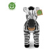 Plyšová zebra stojící 30 cm ECO-FRIENDLY