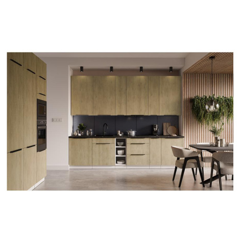 Kuchyňská linka Cremona WH 300 cm bez kuchyňské desky BAUMAX