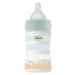 CHICCO Láhev kojenecká Well-being silikon 150ml chlapec