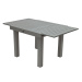DEOKORK Hliníkový stůl rozkládací i výškově nastavitelný 90/150x90 cm TITANIUM (2v1)